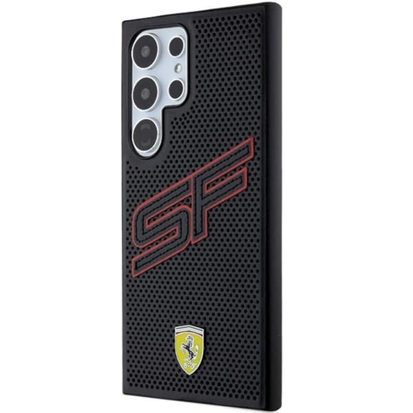 Ferrari Galaxy S24 Ultra Mobilskal Big SF Perforated - Svart