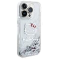 Miniatyrbild 3 av 5: Hello Kitty iPhone 13 Pro Max Mobilskal Liquid Glitter Charms - Silver