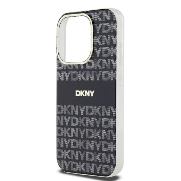 DKNY iPhone 13 Pro Max Mobilskal Magsafe IML Mono & Stripe - Svart