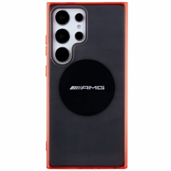 AMG Galaxy S24 Ultra Mobilskal MagSafe Transparent Bicolor - Svart