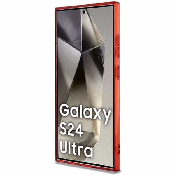 AMG Galaxy S24 Ultra Mobilskal MagSafe Transparent Bicolor - Svart