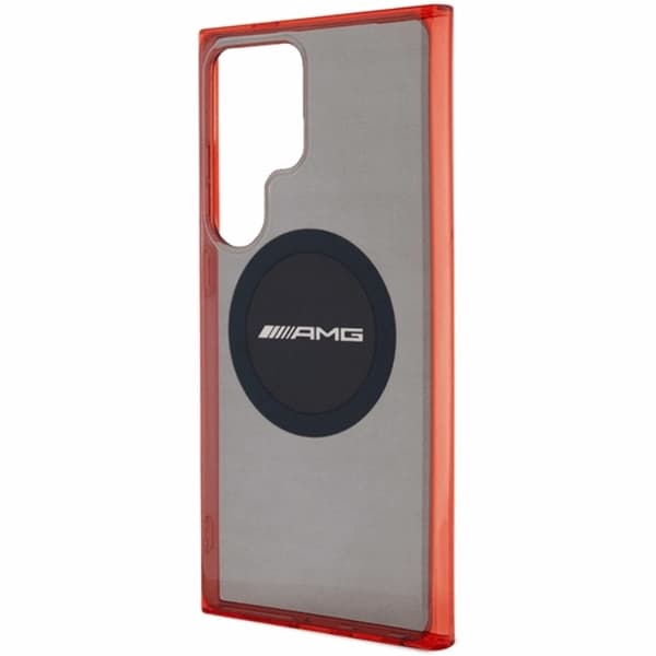 AMG Galaxy S24 Ultra Mobilskal MagSafe Transparent Bicolor - Svart