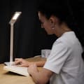 Miniatyrbild 7 av 8: Huslog Lampa med Trådlös Laddare - Vit