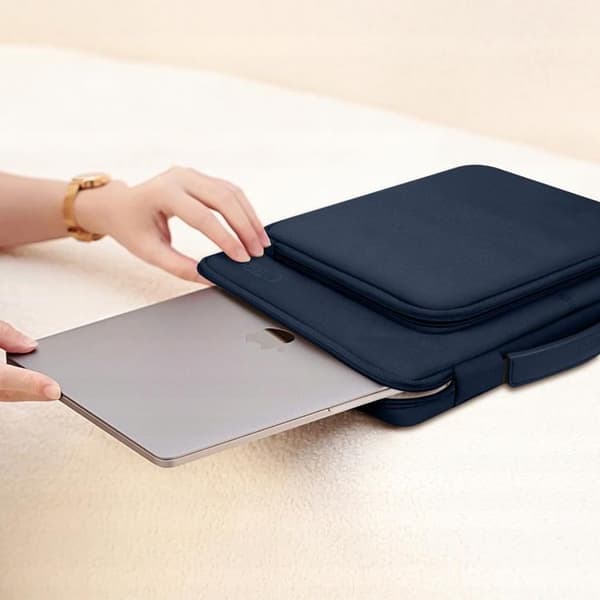 Tech-Protect Datorfodral 13"-14" Basic - Marinblå