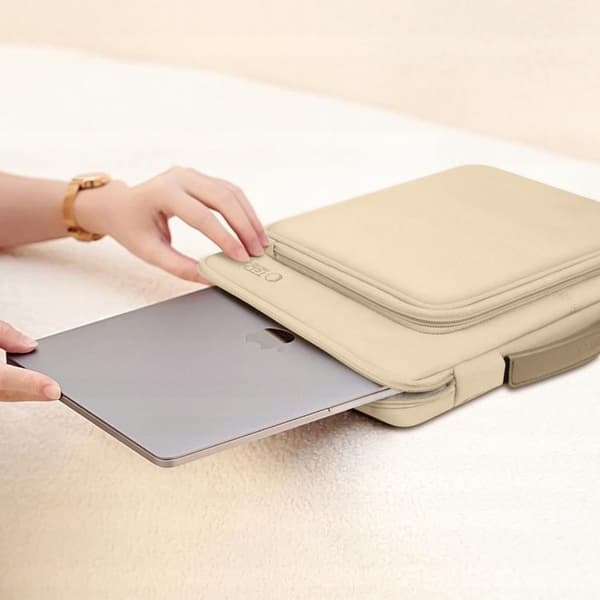 Tech-Protect Datorfodral 13"-14" Basic - Desert Beige