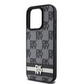 Miniatyrbild 6 av 8: DKNY iPhone 14 Pro Max Mobilskal Läder Checkered Mono Pattern