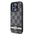 Miniatyrbild 2 av 8: DKNY iPhone 14 Pro Max Mobilskal Läder Checkered Mono Pattern