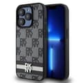 Miniatyrbild 1 av 8: DKNY iPhone 14 Pro Max Mobilskal Läder Checkered Mono Pattern