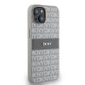Miniatyrbild 4 av 8: DKNY iPhone 14/15/13 Mobilskal Läder Mono Stripe & Metal Logo