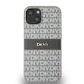 Miniatyrbild 2 av 8: DKNY iPhone 14/15/13 Mobilskal Läder Mono Stripe & Metal Logo