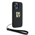 Miniatyrbild 3 av 8: DKNY iPhone 14 Pro Max Mobilskal Wrist Strap Stock Logo - Svart