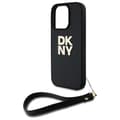 Miniatyrbild 5 av 8: DKNY iPhone 14 Pro Max Mobilskal Wrist Strap Stock Logo - Svart
