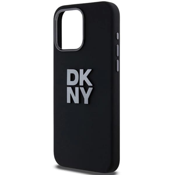 DKNY iPhone 15 Pro Max Mobilskal Liquid Silikon Metal Logo