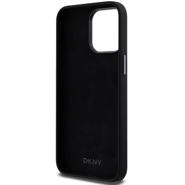DKNY iPhone 15 Pro Max Mobilskal Liquid Silikon Metal Logo