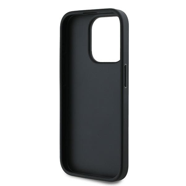 Karl Lagerfeld iPhone 15 Pro Max Mobilskal Quilted Script - Svart