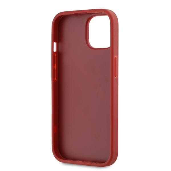 Karl Lagerfeld iPhone 15/14/13 Mobilskal Quilted Script - Röd