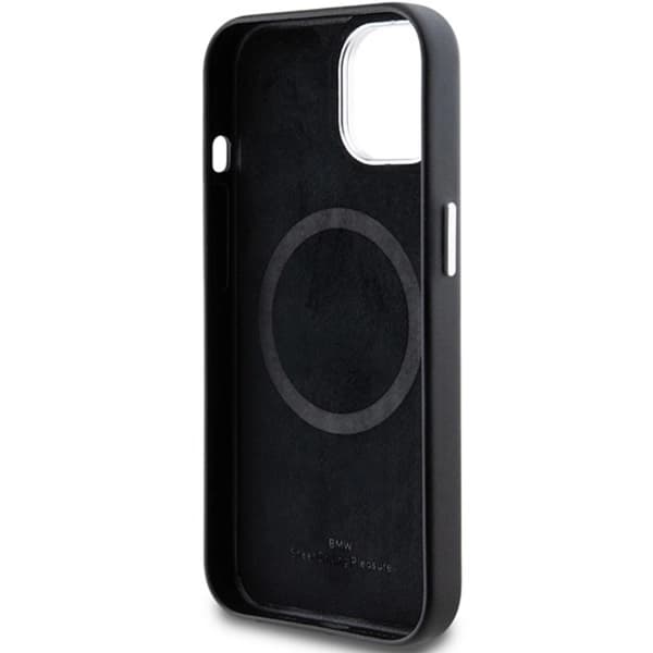 BMW iPhone 15/14 Plus Mobilskal Magsafe Signature Wrapped Metal