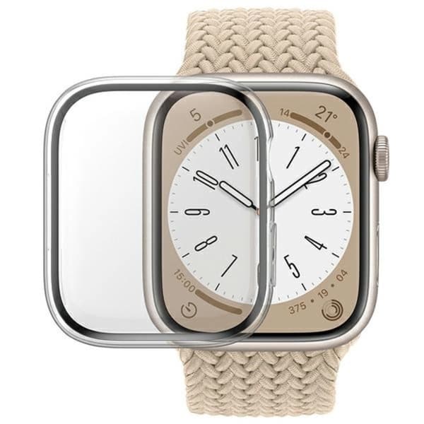 PanzerGlass Apple Watch 7 41mm Skal - Transparent