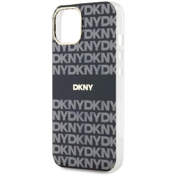 DKNY iPhone 15/14/13 Mobilskal Magsafe IML Mono & Stripe - Svart