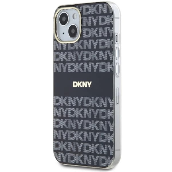 DKNY iPhone 15/14/13 Mobilskal Magsafe IML Mono & Stripe - Svart