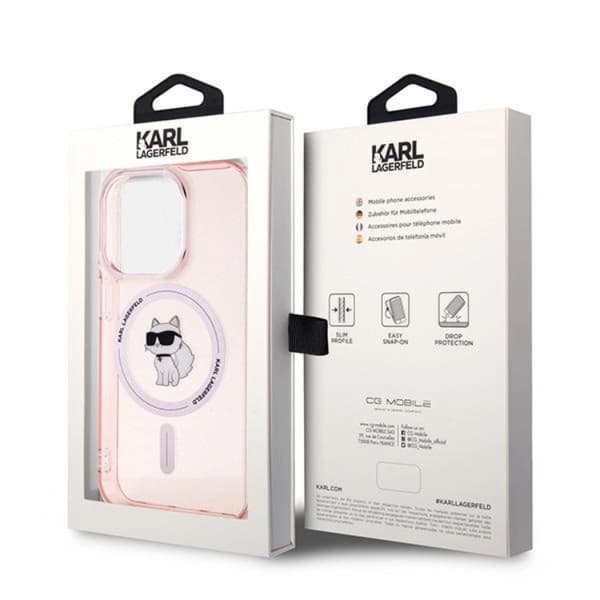 Karl Lagerfeld iPhone 14 Pro Max Mobilskal MagSafe IML
