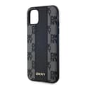 Miniatyrbild 6 av 8: DKNY iPhone 11/XR Mobilskal MagSafe Läder Checkered Mono - Svart