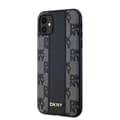 Miniatyrbild 2 av 8: DKNY iPhone 11/XR Mobilskal MagSafe Läder Checkered Mono - Svart