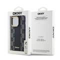 Miniatyrbild 8 av 8: DKNY iPhone 14 Pro Mobilskal MagSafe Läder Checkered Mono - Svart