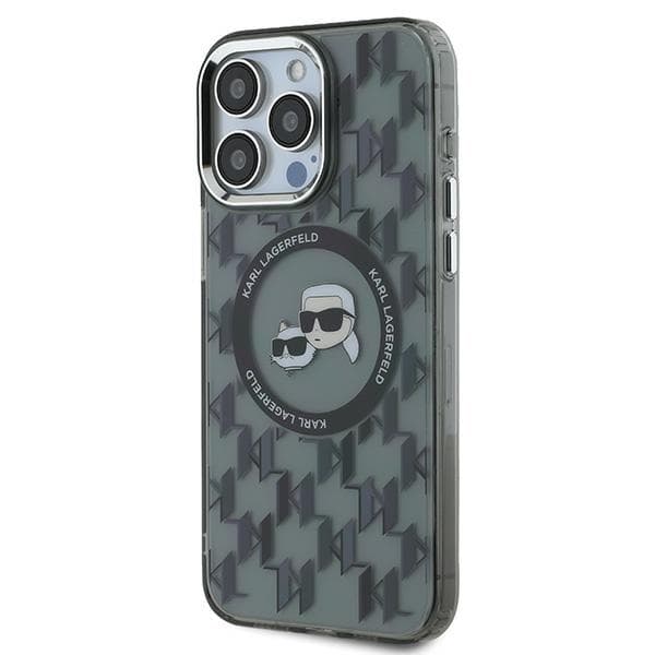 Karl Lagerfeld iPhone 15 Plus Mobilskal MagSafe IML Monogram - Svart