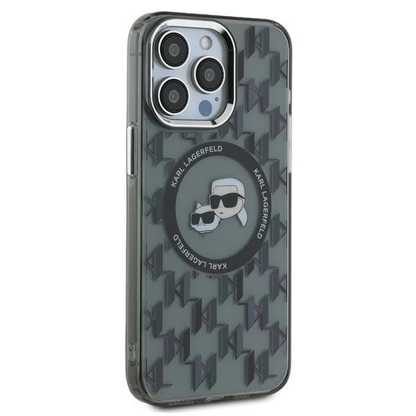 Karl Lagerfeld iPhone 15 Plus Mobilskal MagSafe IML Monogram - Svart