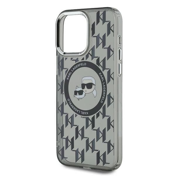 Karl Lagerfeld iPhone 15 Plus Mobilskal MagSafe IML Monogram - Svart
