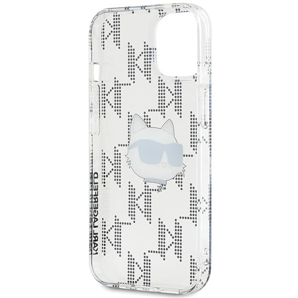 Karl Lagerfeld iPhone 15/14/13 Mobilskal IML Choupette Head - Transparent