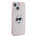 Miniatyrbild 4 av 8: Karl Lagerfeld iPhone 15/14/13 Mobilskal IML Choupette Head - Rosa