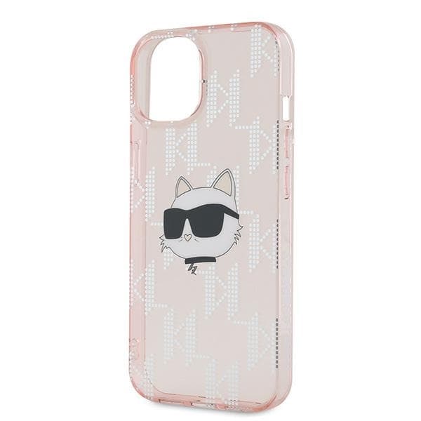 Karl Lagerfeld iPhone 15/14/13 Mobilskal IML Choupette Head - Rosa