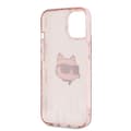 Miniatyrbild 7 av 8: Karl Lagerfeld iPhone 15/14/13 Mobilskal IML Choupette Head - Rosa
