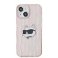 Miniatyrbild 2 av 8: Karl Lagerfeld iPhone 15/14/13 Mobilskal IML Choupette Head - Rosa