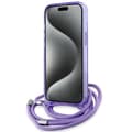 Miniatyrbild 4 av 7: Karl Lagerfeld iPhone 15/14/13 Mobilskal MagSafe IML Crossbody - Lila