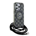 Miniatyrbild 3 av 7: Karl Lagerfeld iPhone 15 Pro Mobilskal MagSafe IML Crossbody - Svart