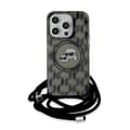 Miniatyrbild 1 av 7: Karl Lagerfeld iPhone 15 Pro Mobilskal MagSafe IML Crossbody - Svart