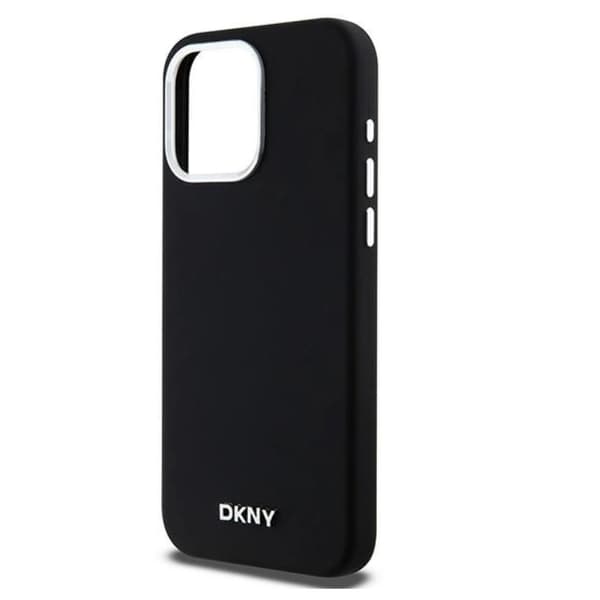 DKNY iPhone 14 Pro Max Mobilskal Magsafe Liquid Silikon Small Metal Logo