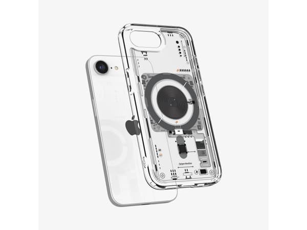 Spigen Ultra Hybrid Neo One (MagFit), deksel, Apple, iPhone 16e, 15,5 cm (6,1"), sortert, gjennomsiktig