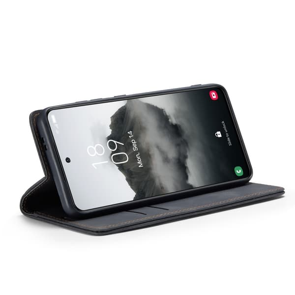 CASEME Plånboksfodral Samsung Galaxy S25+ (S25 Plus) - Svart