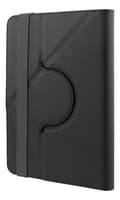 Miniatyrbillede 3 af 8: DELTACO Universelt tablet-etui, 7/8", integreret stativ, 360 grader drejeligt, sort