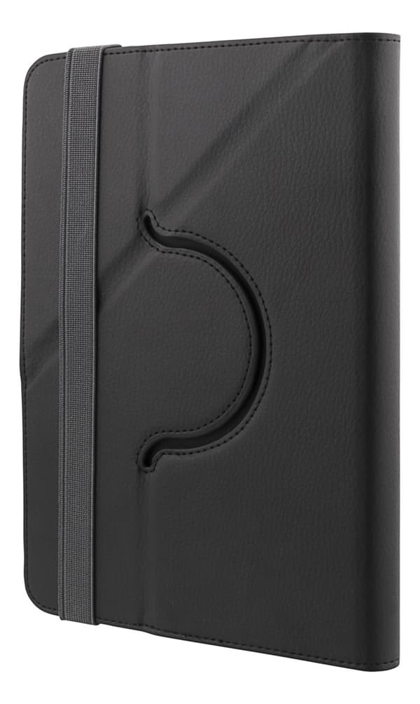DELTACO Universelt tablet-etui, 7/8", integreret stativ, 360 grader drejeligt, sort