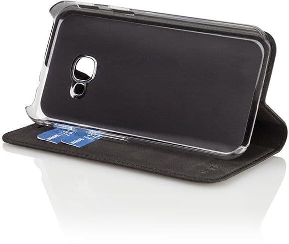 Wave BookCase skyddsfodral, Samsung Galaxy Xcover 4 / 4S, svart