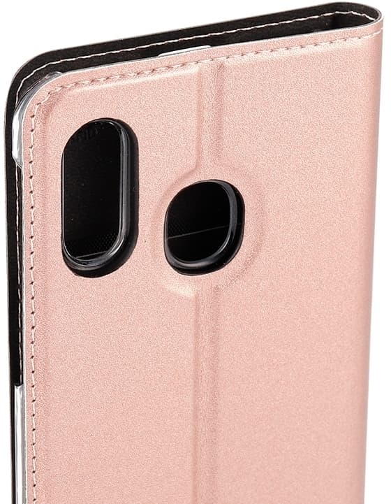 Wave BookCase beskyttelsesveske, Samsung Galaxy A40, rosa gull