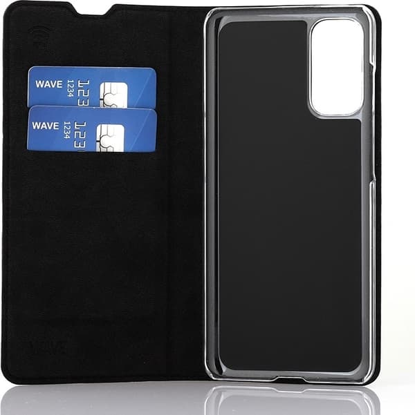 Wave BookCase beskyttelsesveske, Samsung Galaxy S20, svart