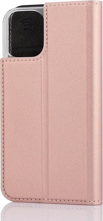 Wave BookCase beskyttelsesveske, iPhone 12 mini, rosa gull