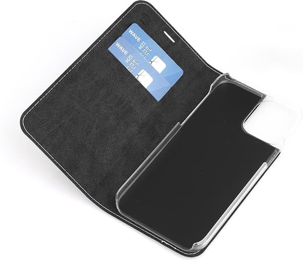 Wave BookCase iPhone 12 Pro / iPhone 12 Fodral, roséguld