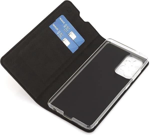 Wave BookCase beskyttelsesetui, Samsung Galaxy A52 / A52 5G / A52s, sort